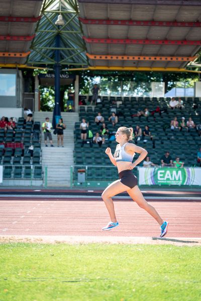 Anne Spickhoff (LG TELIS FINANZ Regensburg) am 02.07.2022 waehrend den NLV+BLV Leichtathletik-Landesmeisterschaften im Jahnstadion in Goettingen (Tag 1)